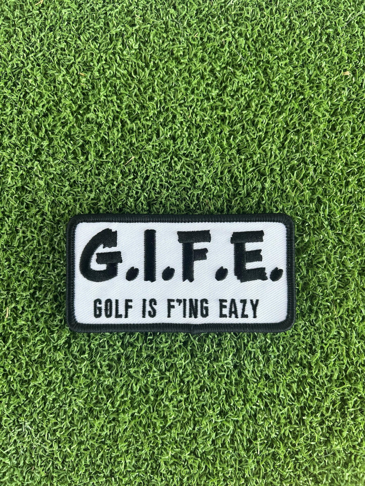 GIFE - Embroidered Morale Patch - Black