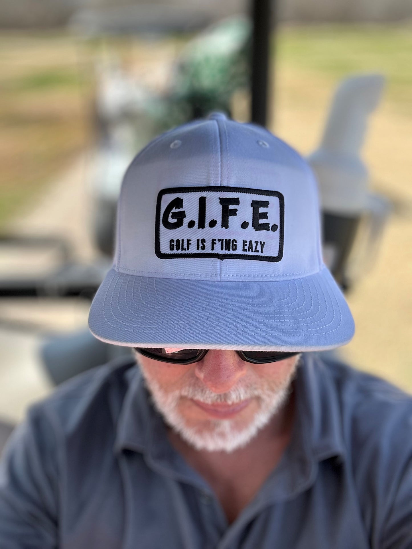 GIFE - Richardson 112 Trucker Snapback - White/Black "Tee Box"