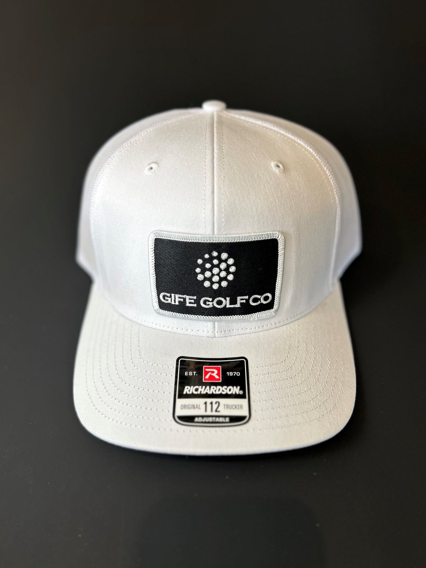 GIFE - Richardson 112 Trucker Snapback - White/Black