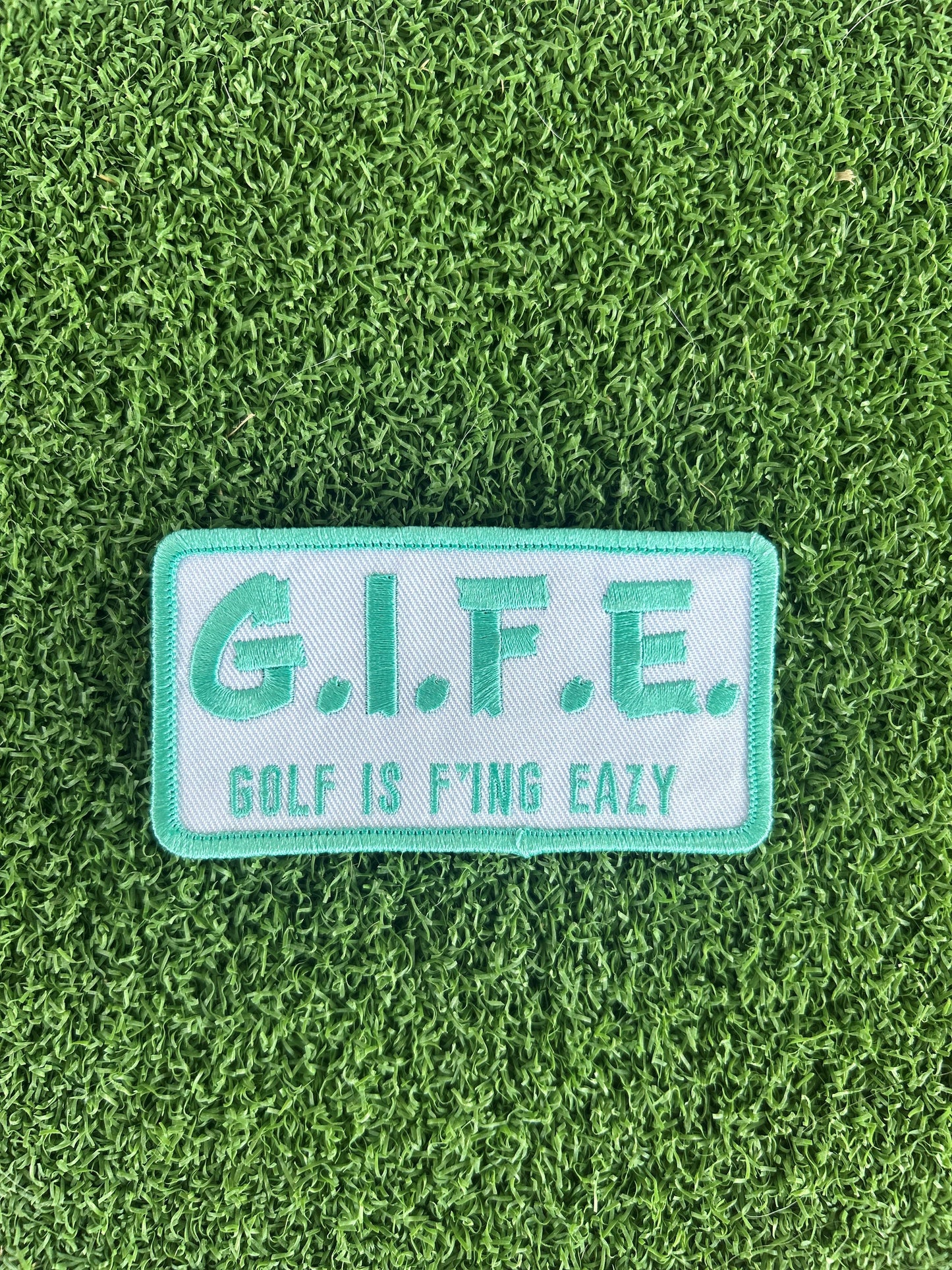 GIFE - Embroidered Morale Patch - Turquois