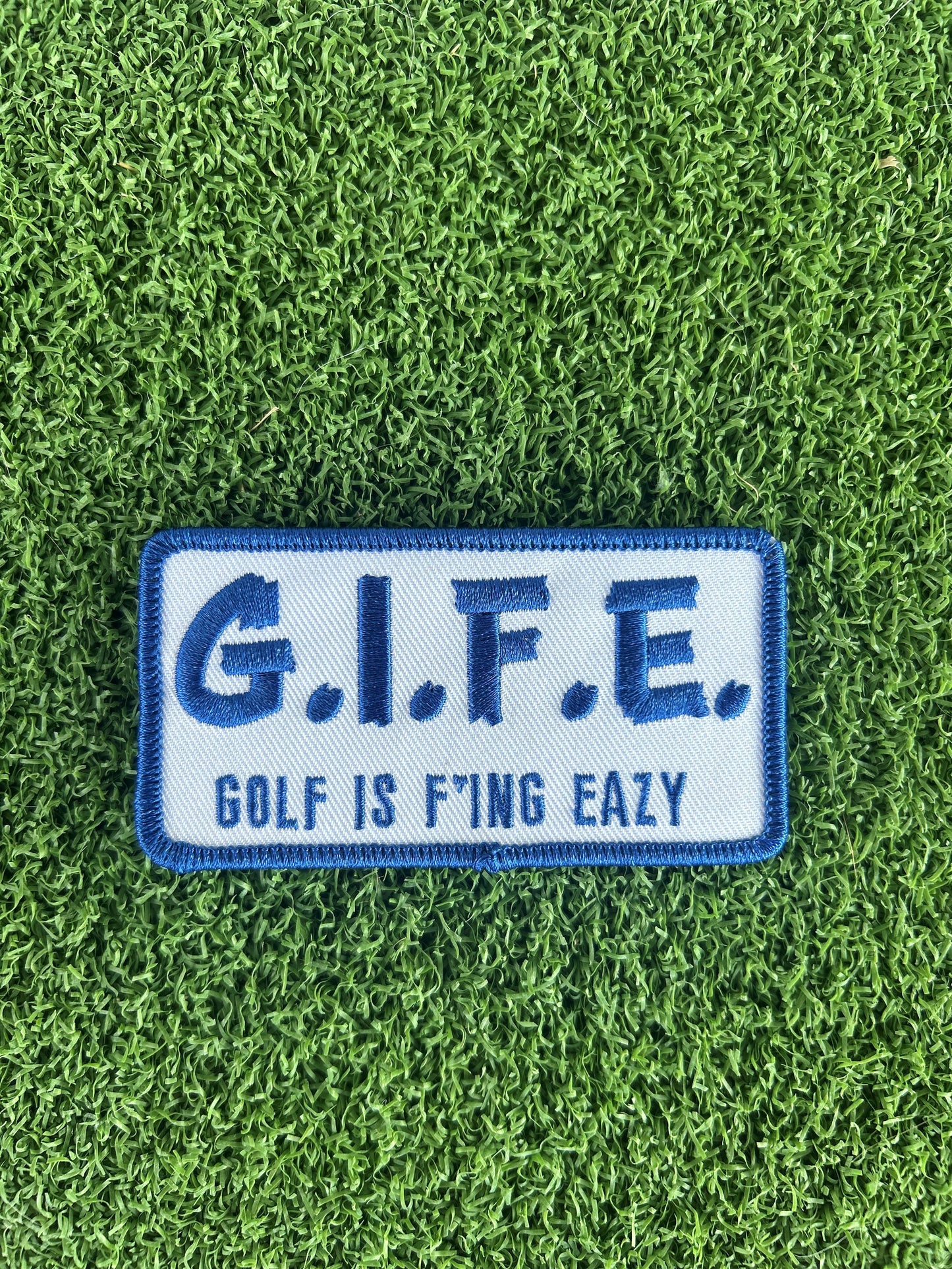 GIFE - Embroidered Morale Patch  - Blue