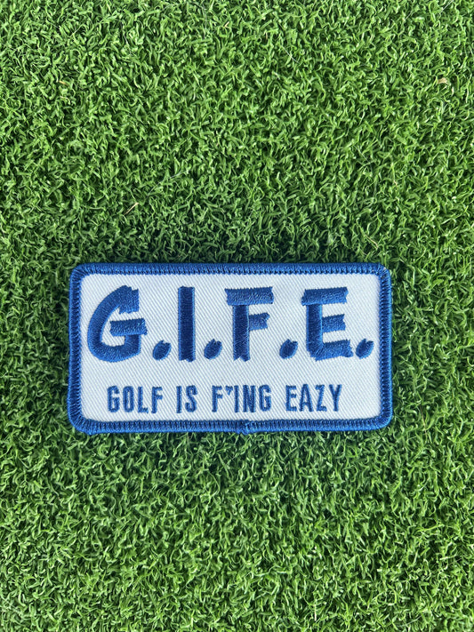 GIFE - Embroidered Morale Patch  - Blue
