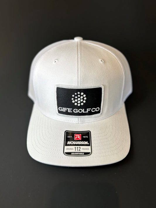 GIFE - Richardson 112 Trucker Snapback - White/Black