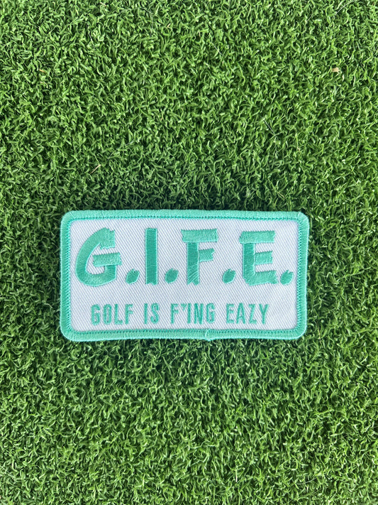 GIFE - Embroidered Morale Patch  - Turquois